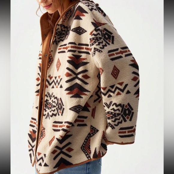 Aztec Pattern Long Sleeve Top - Picture 2 of 8